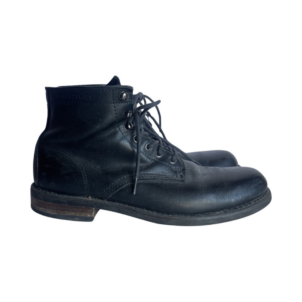 Wolverine black leather 1000 mile boots size 10